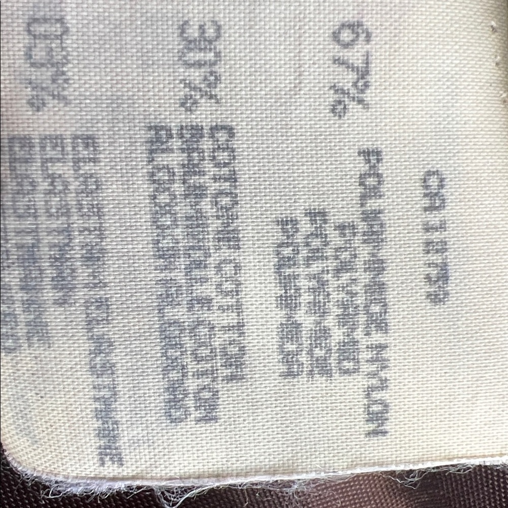 Sleek nylon cotton moto jacket brown large by Stefanel Italy - Picture 7 of 11